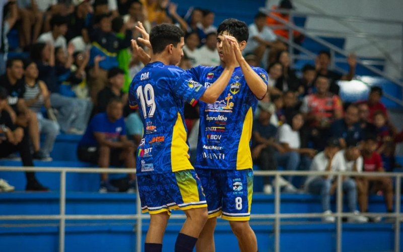 Marineros suma primer triunfo en casa por la liga FUTVE FUTSAL 